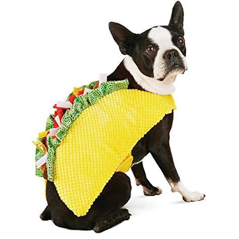 Buy Halloween Bootique Taco Dog Costume, XS, X-Small, Yellow Online at ...