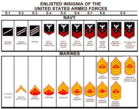 Battle And Special Warfare Movies : US Military Rank Insignia