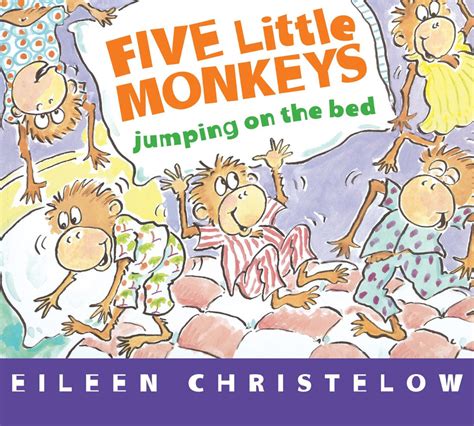 "Five Little Monkeys Jumping on the Bed" Board Book – admiralroad