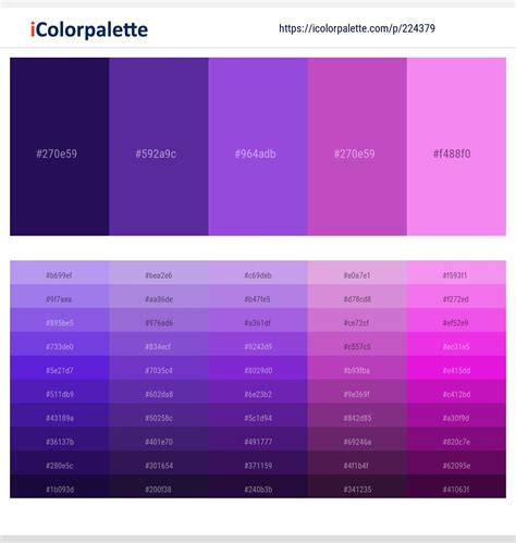 Pin on Violet Color Palettes