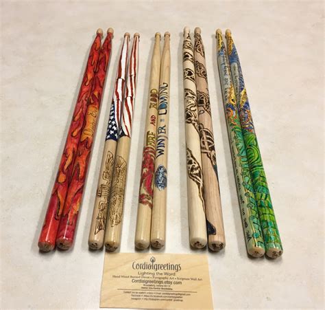 Personalized Drumsticks Custom Made Drum Sticks Snare Drum Sticks Dci ...