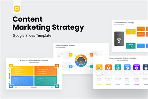 Content Marketing Strategy Google Slides Template | Nulivo Market