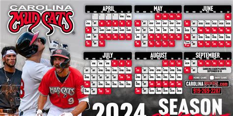 Mudcats Announce 2024 Season Schedule | Mudcats