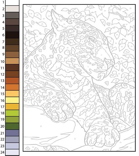 Paint by Numbers Archives - Paintology | Abstract coloring pages, Adult ...