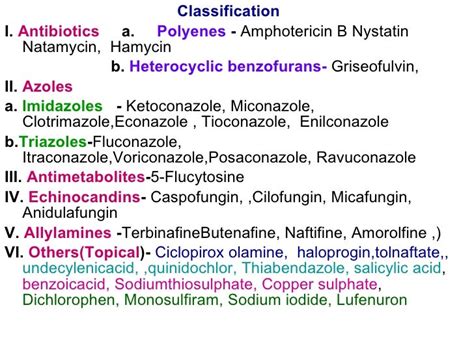 Antifungals