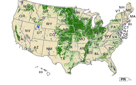 Land Map Of Usa - Dorise Josephine