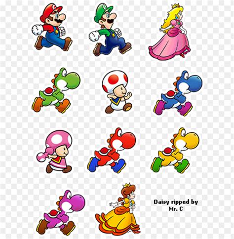 Character Previews - Super Mario Run Characters PNG Transparent With ...