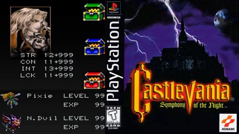 Castlevania: Symphony of the Night Cheats - YouTube