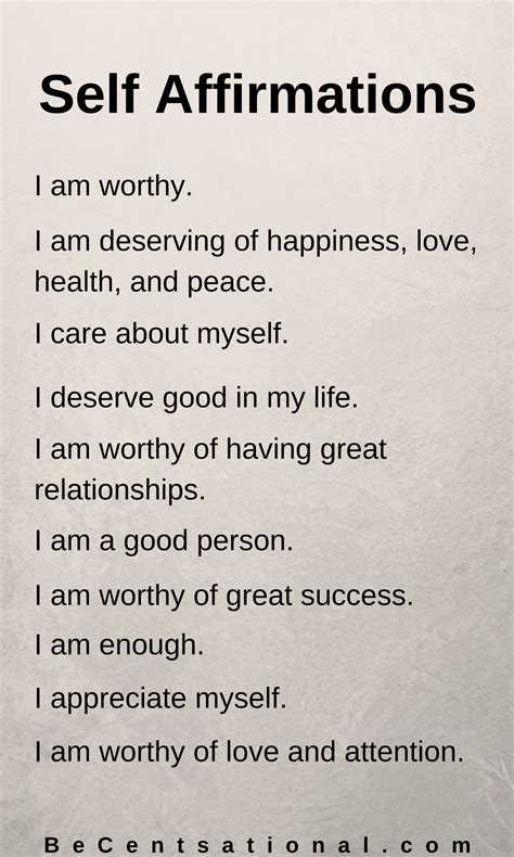 Affirmations for Self-Esteem and Self-Love | Self esteem affirmations ...