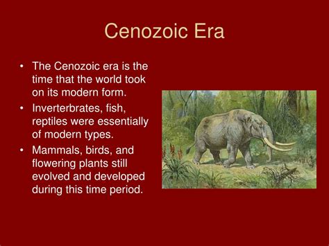 Cenozoic Era Definition Facts Timeline Animals