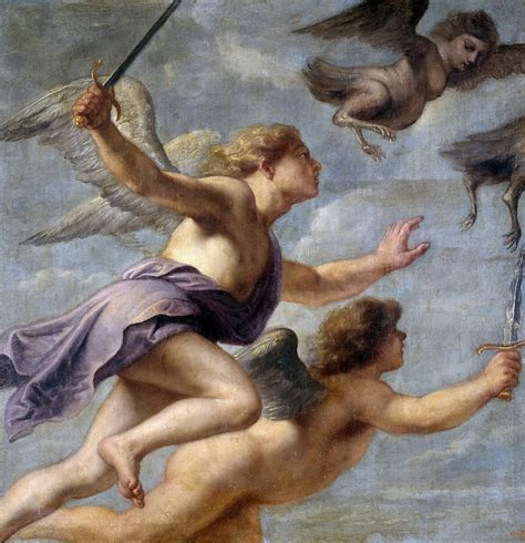 The Persecution of the Harpies Painting by Erasmus Quellinus II - Pixels