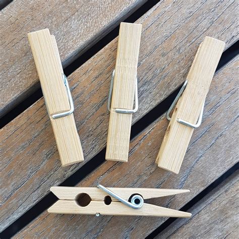 Bamboo Clothes Pegs – Green Bandicoot Styling