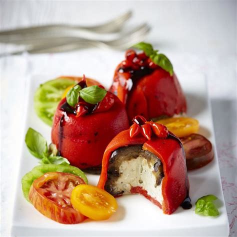 Terrine Recipe With Aubergine, Red Pepper and Blue Cheese | Dinner ...