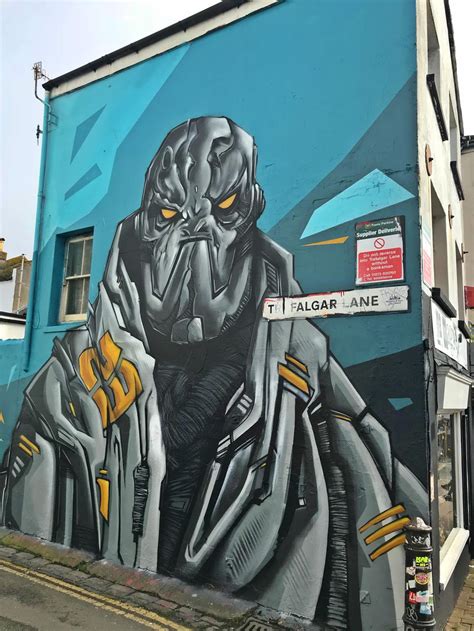 Brighton street art : Mazcan, Cosmo Sarson, BrokeArt and many more