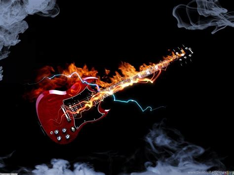 Fire Guitar Wallpapers - Wallpaper Cave