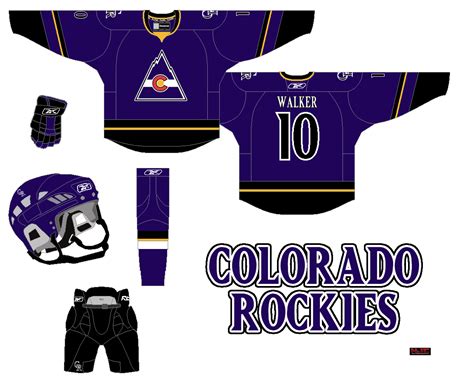 Colorado Rockies - HockeyJerseyConcepts