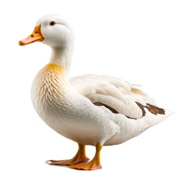 Duck Animal Cute White Background Transparent, Duck, Animal, Poultry ...