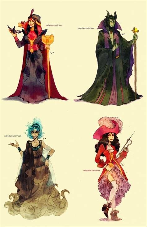 Genderbent | Disney villains, Disney art, Disney villians