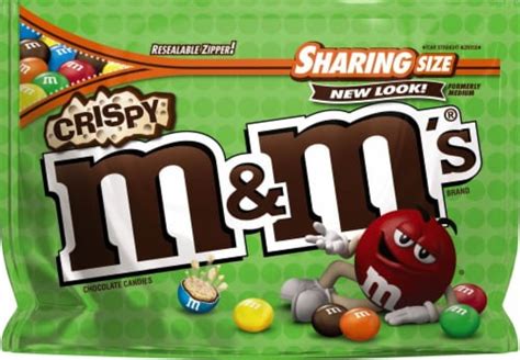 M&M's Crispy Chocolate Candies Sharing Size Bag, 8 oz - Kroger