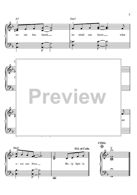 Buy "Holy Spirit Rain Down" Sheet Music by Russell Fragar for Easy Piano