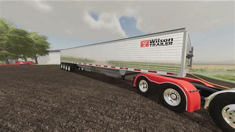 Wilson 50 Quad Axle v1.0.1 Trailer - Farming Simulator 2022 / 19 mod