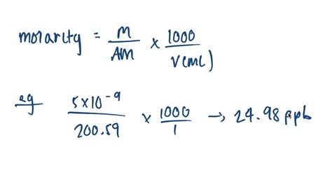 SOLVED:b.) 25 ppb of Fest to the equivalent ppm concentration