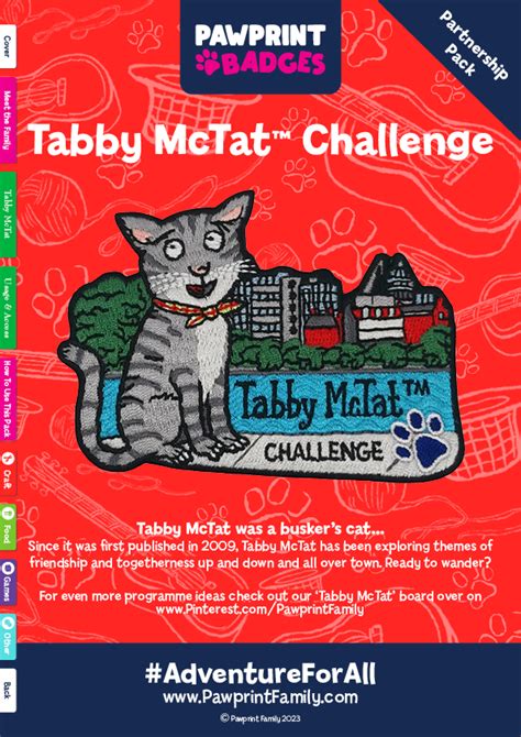 Tabby McTat Challenge Pack - Pawprint Family