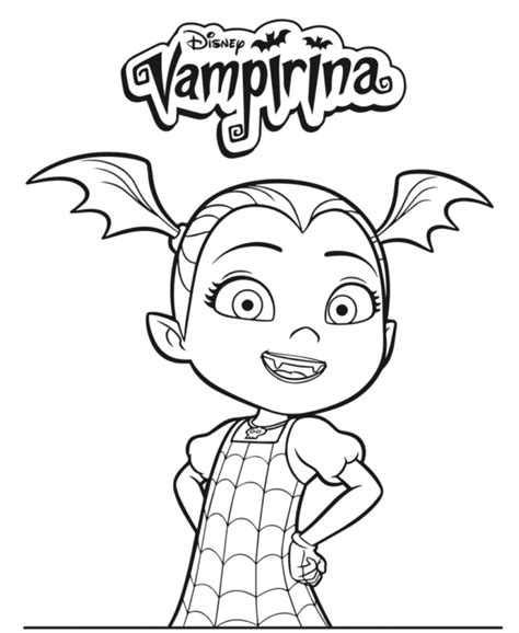 10 Printable Disney Vampirina Coloring Pages