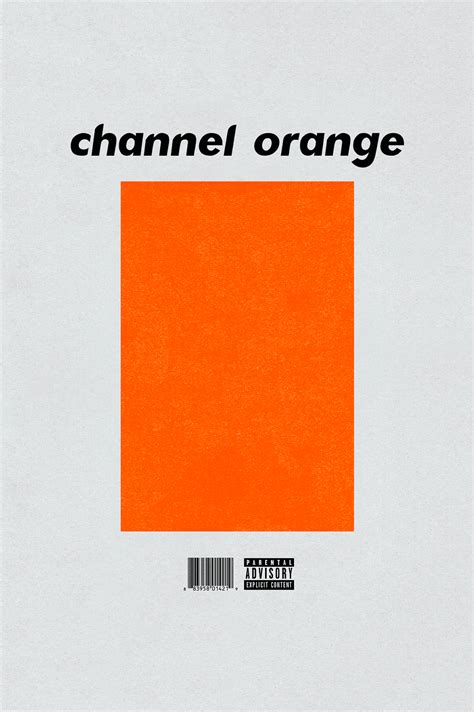 Frank Ocean 'Channel Orange' Album Cover Poster | Channel orange, Frank ...