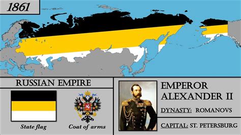 Russian Empire (1721-1917) History Map. Every Year. - YouTube