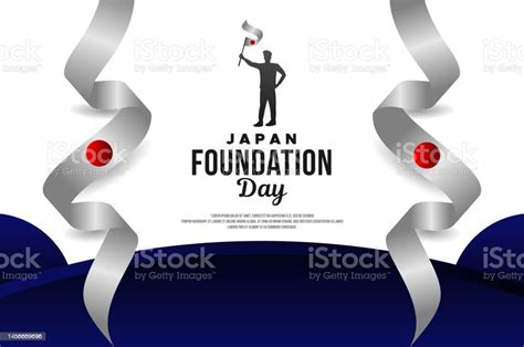 Japan Foundation Day National Moment Stock Illustration - Download ...