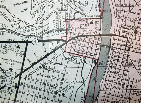 Longview - Kelso WA 1971 | Map by Pittmon Maps. | davecito | Flickr