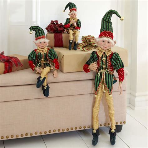 Posable Christmas Elves | Elf christmas decorations, Christmas elf ...