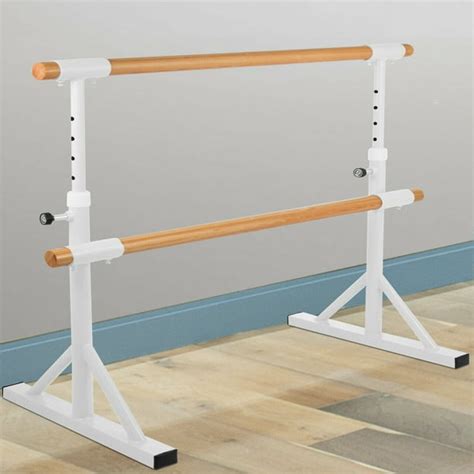 VEVOR Ballet Barre Bar 5ft Double Stretching Dance Bar,High Adjustable ...