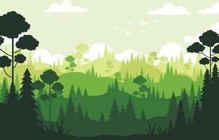 Forest Background Svg