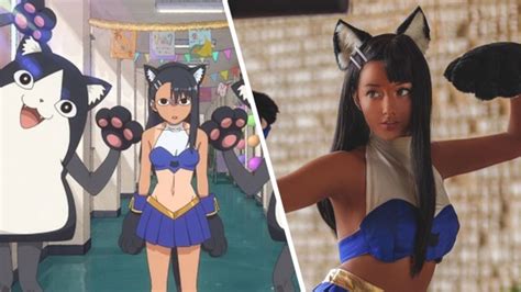 Este cosplay de Nagatoro san está listo para golpear a su Senpai ...