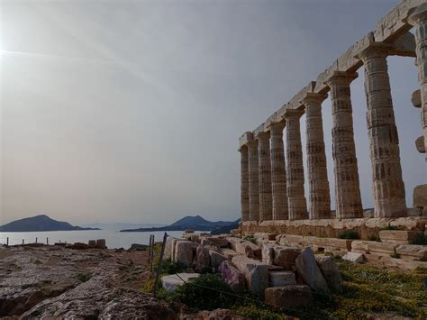 The Temple of Poseidon, Sounion (Illustration) - World History Encyclopedia