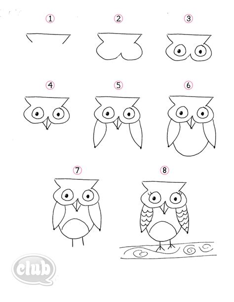 Owl Obsession Series – How to Doodle an Owl | Club Chica Circle - where ...