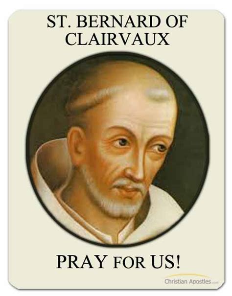 St. Bernard of Clairvaux – christianapostles.com