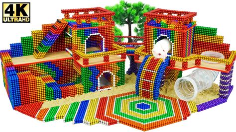 DIY - How to Build Amazing Hamster Playground House With Magnetic Balls ...