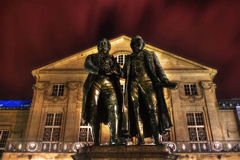 Weimar - Goethe-Schiller Denkmal | The original Goethe–Schil… | Flickr