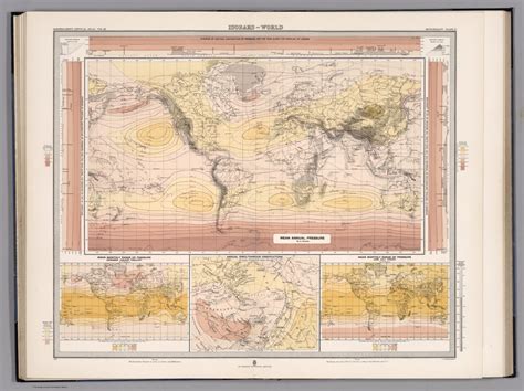 Plate 11. Isobars - World. Mean Annual Pressure. - David Rumsey ...