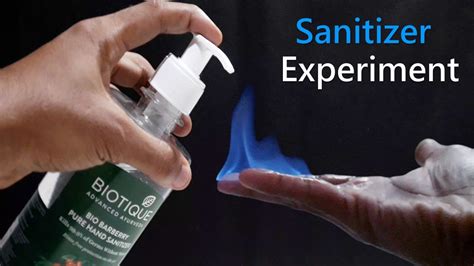 Hand Sanitizer Science Experiment