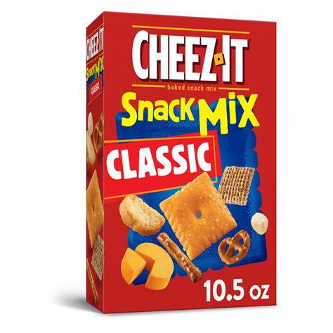 Cheez-It Snack Mix, Lunch Snacks, Office and Kids Snacks, Classic, 10 ...