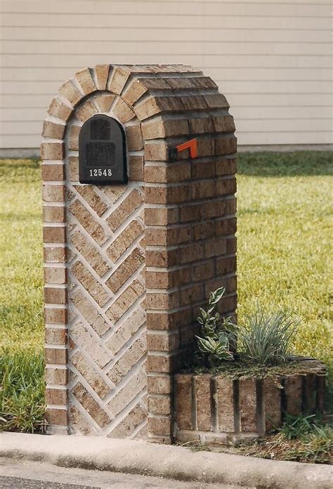 List Of Brick Mailbox Designs Diy Ideas