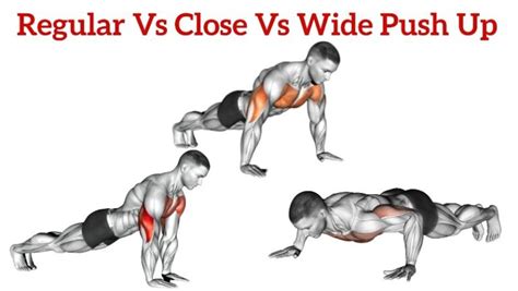 Regular Vs Wide Vs Close Grip Push Up Exercise Guide