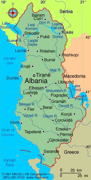 Elbasan Map - Albania