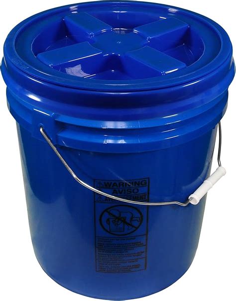 Amazon.com: Bucket Kit, One Blue 5 Gallon 90 mil Bucket with Blue Gamma ...