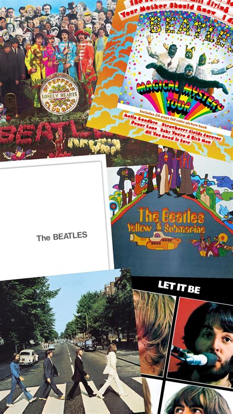 iPhone Wallpaper of 2nd 6 Albums I made : r/beatles