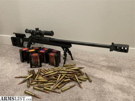 ARMSLIST - For Sale: Armalite AR50-A1 50BMG, Match and Ball ammo included